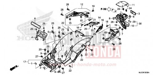 REAR FENDER NC750JH de 2017